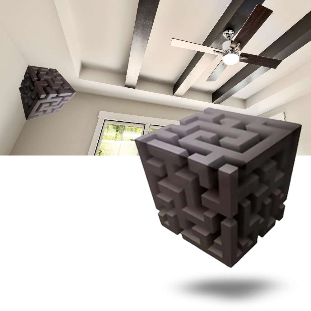 Sticker mural illusion 3D - Ozerty