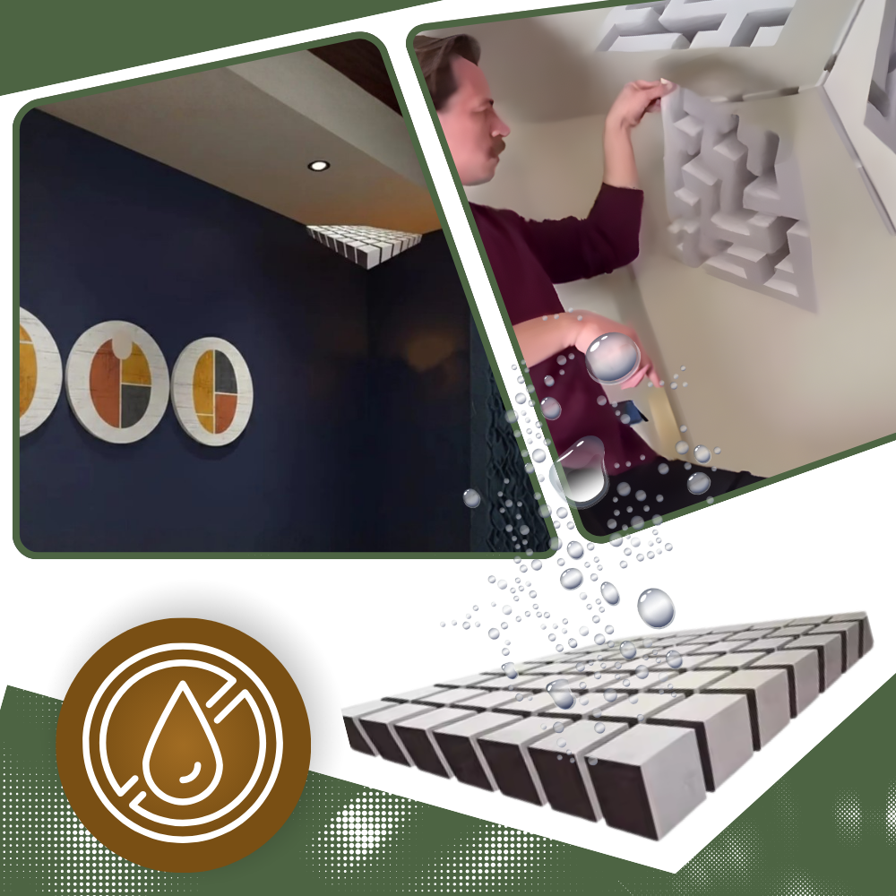 Sticker mural illusion 3D - Ozerty