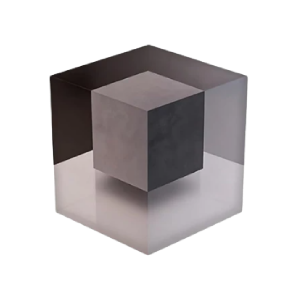 Sticker mural illusion 3D -Cube flottant - Ozerty