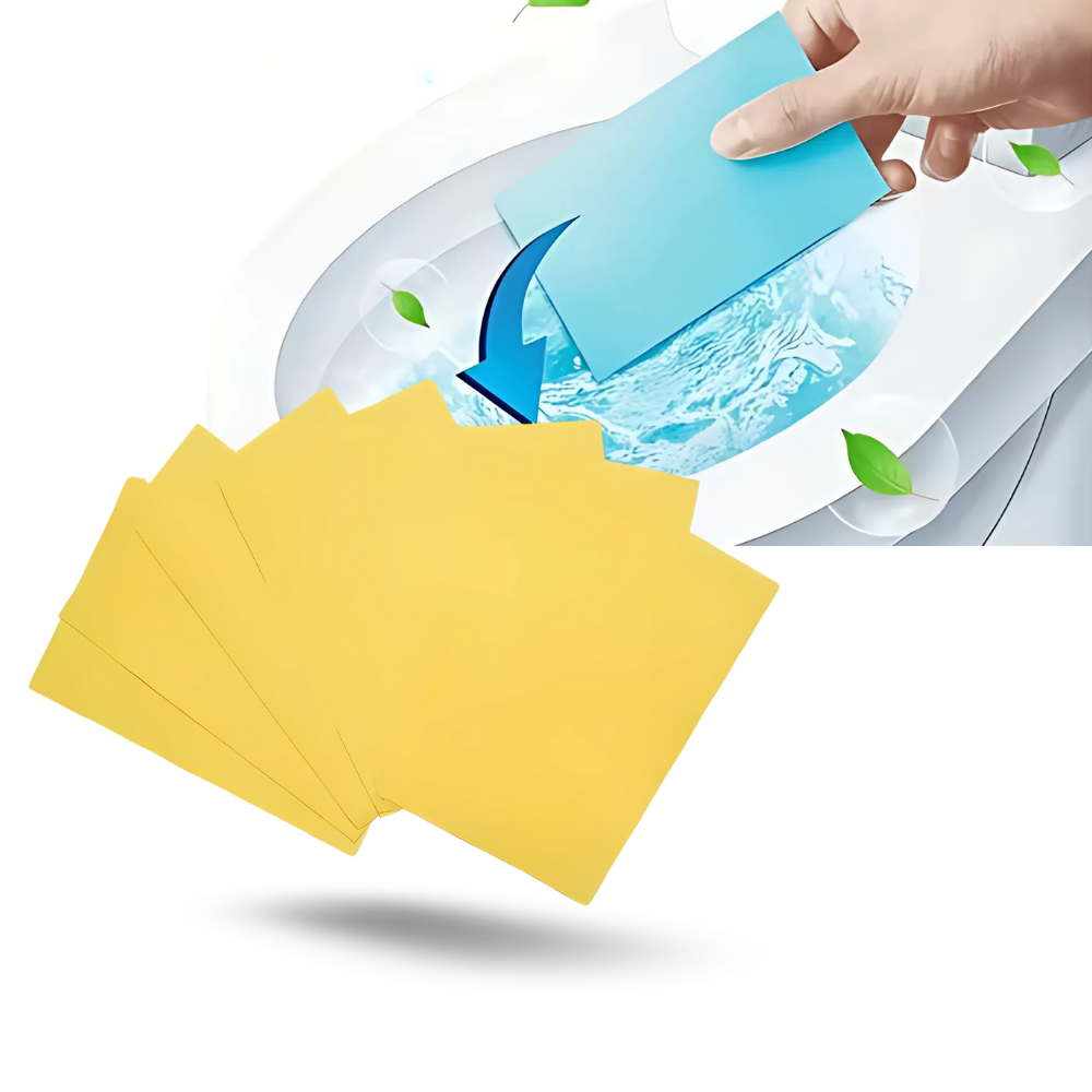 Feuilles nettoyantes écologiques pour les toilettes - Ozerty