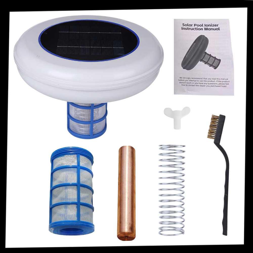 Ioniseur solaire de piscine