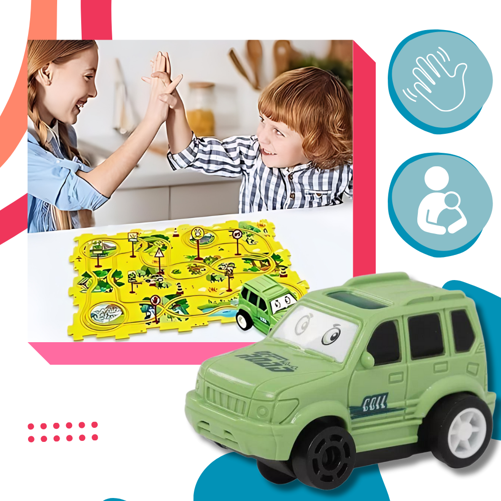 Jeu de piste ludique pour voitures électriques
 - Ozerty