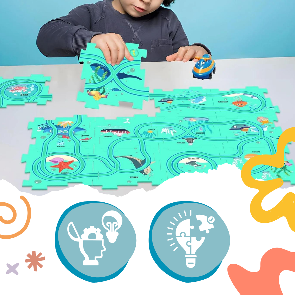 Jeu de piste ludique pour voitures électriques
 - Ozerty