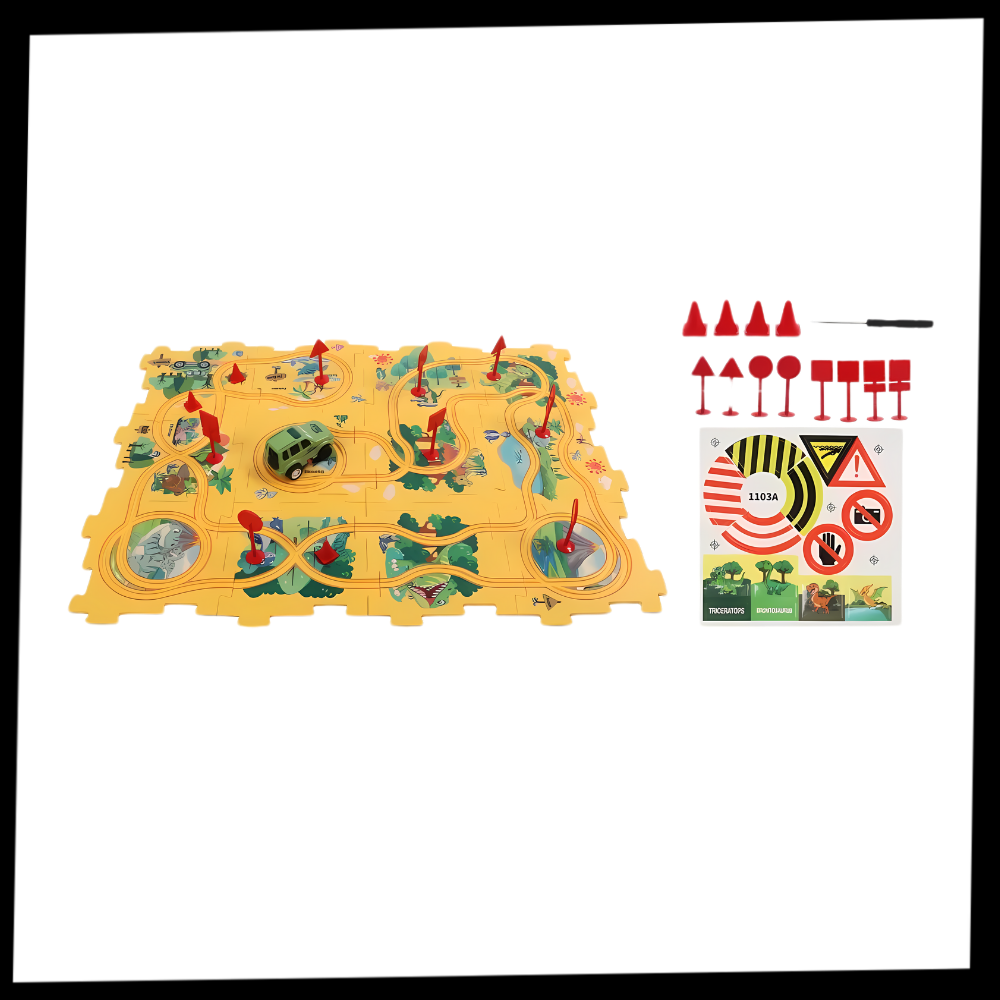 Jeu de piste ludique pour voitures électriques
 - Ozerty