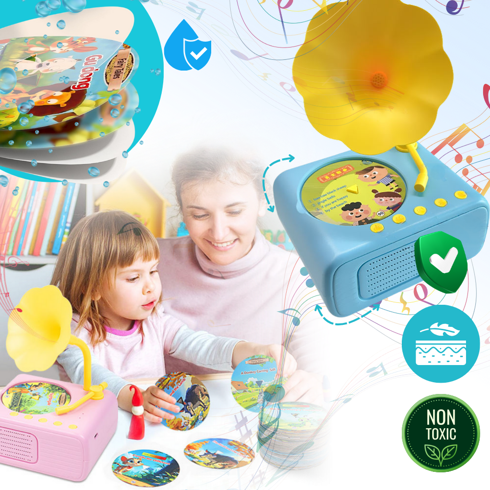 Jouet éducatif gramophone rétro - Ozerty