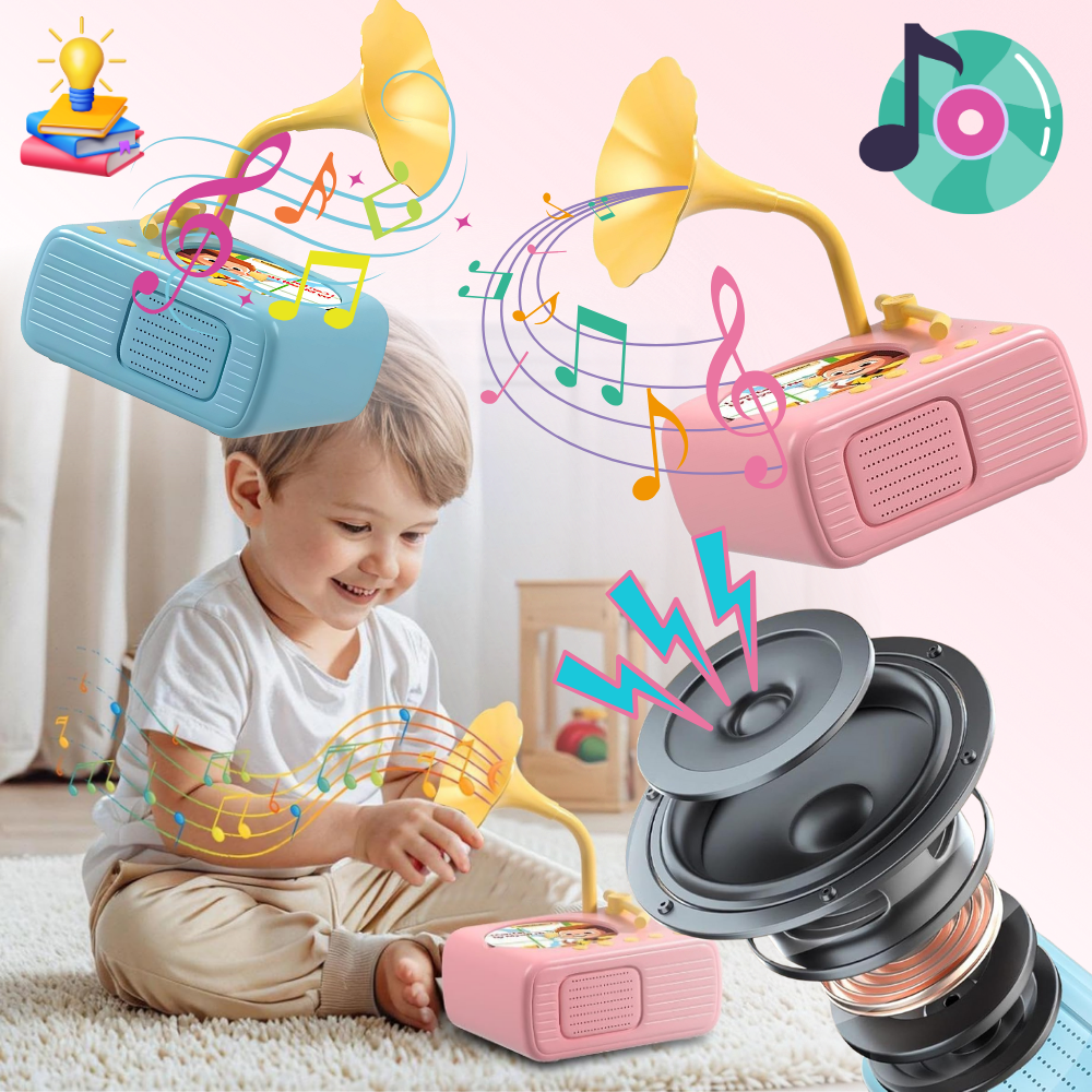 Jouet éducatif gramophone rétro - Ozerty