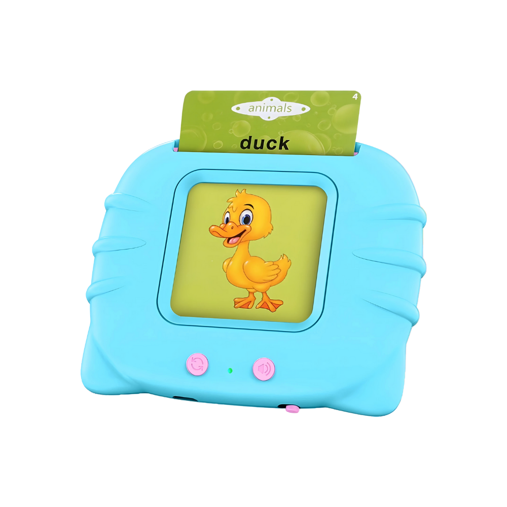 Cartes parlantes éducatives pour enfants -Bleu - Ozerty
