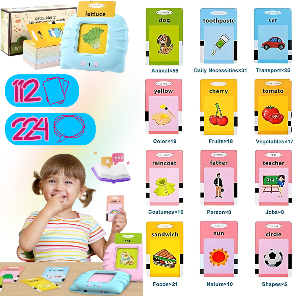 Cartes parlantes éducatives pour enfants - Ozerty