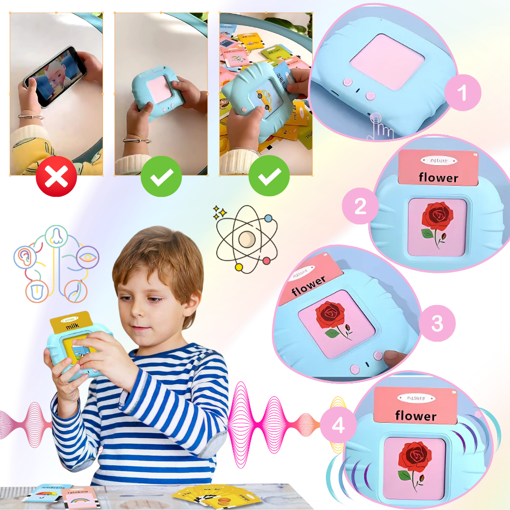 Cartes parlantes éducatives pour enfants - Ozerty