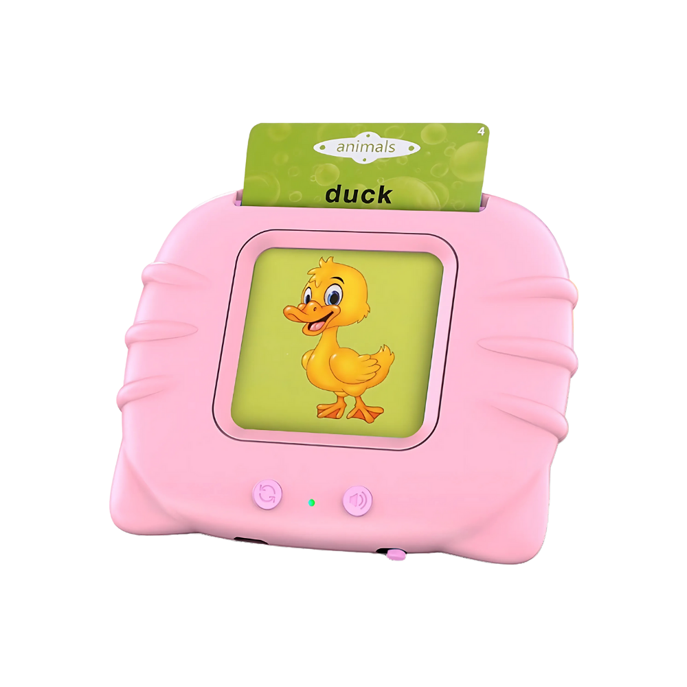 Cartes parlantes éducatives pour enfants -Rose - Ozerty