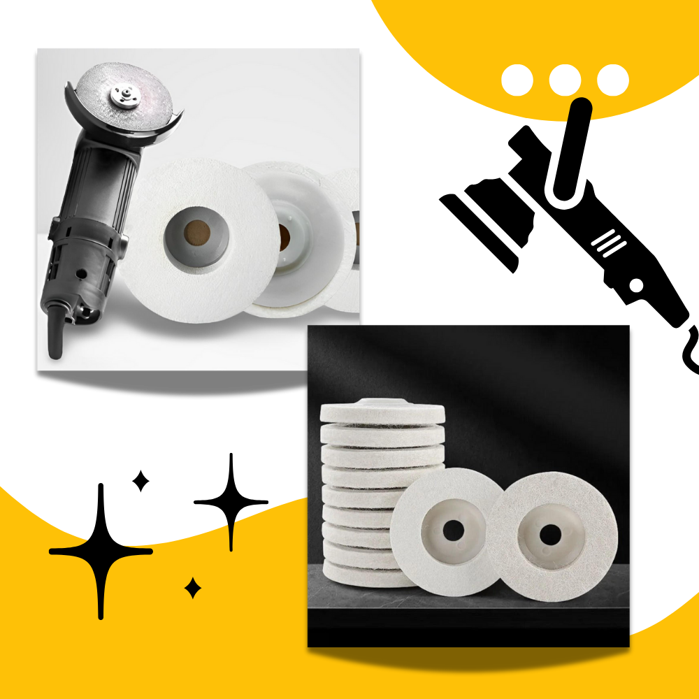 Disque de polissage efficace pour perçeuse - Ozerty