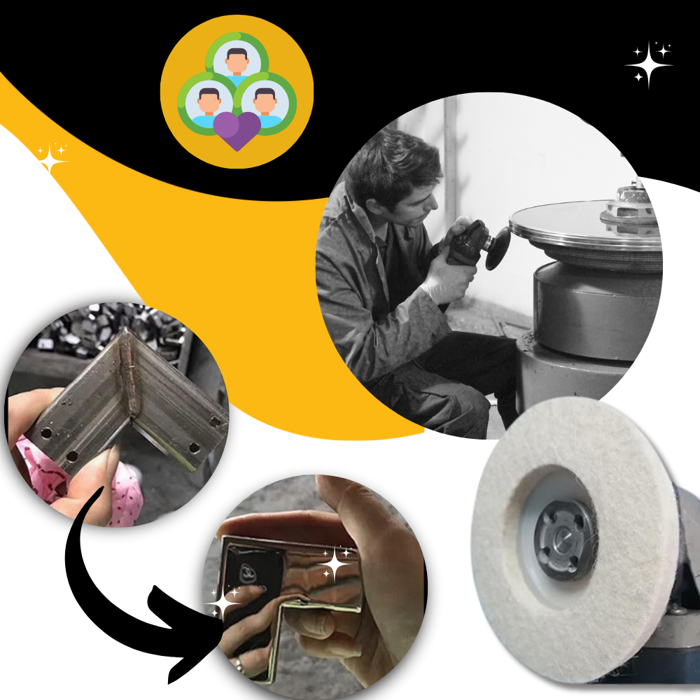 Disque de polissage efficace pour perçeuse - Ozerty