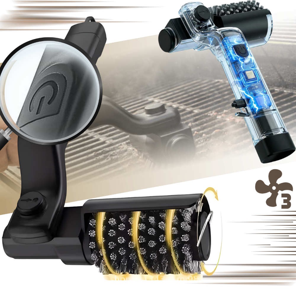 Brosse sans fil pour barbecue - Ozerty