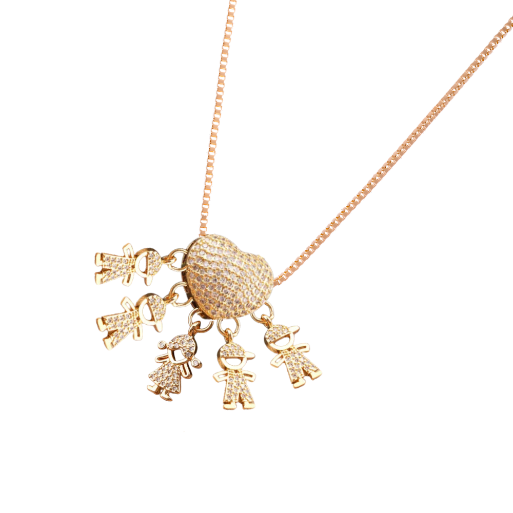 Collier élégant à breloques pour maman
-1 fille 4 garçons - Ozerty, Collier élégant à breloques pour maman
-1 Fille - Ozerty