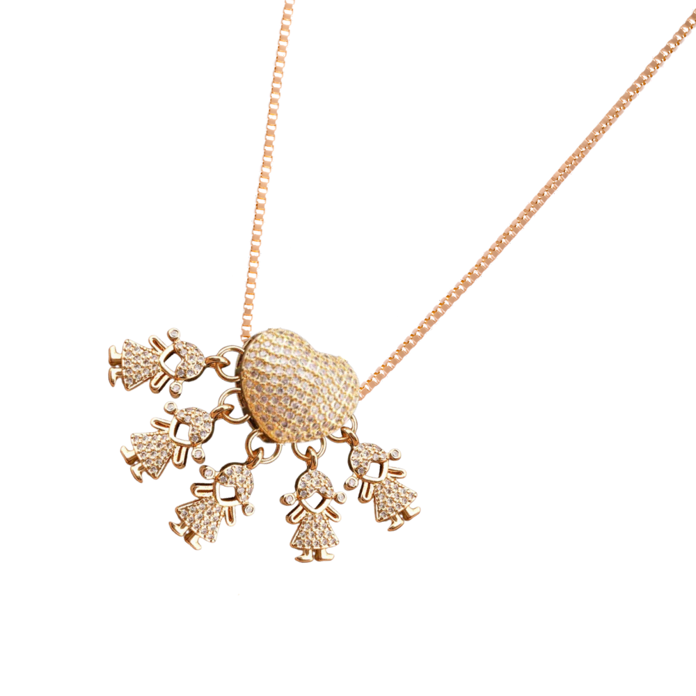 Collier élégant à breloques pour maman
-5 Filles - Ozerty