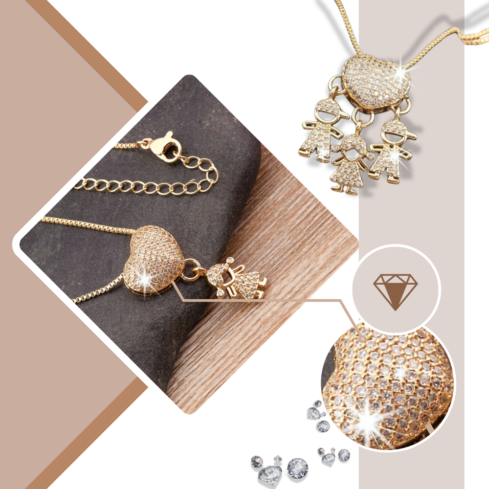 Collier élégant à breloques pour maman
- Ozerty