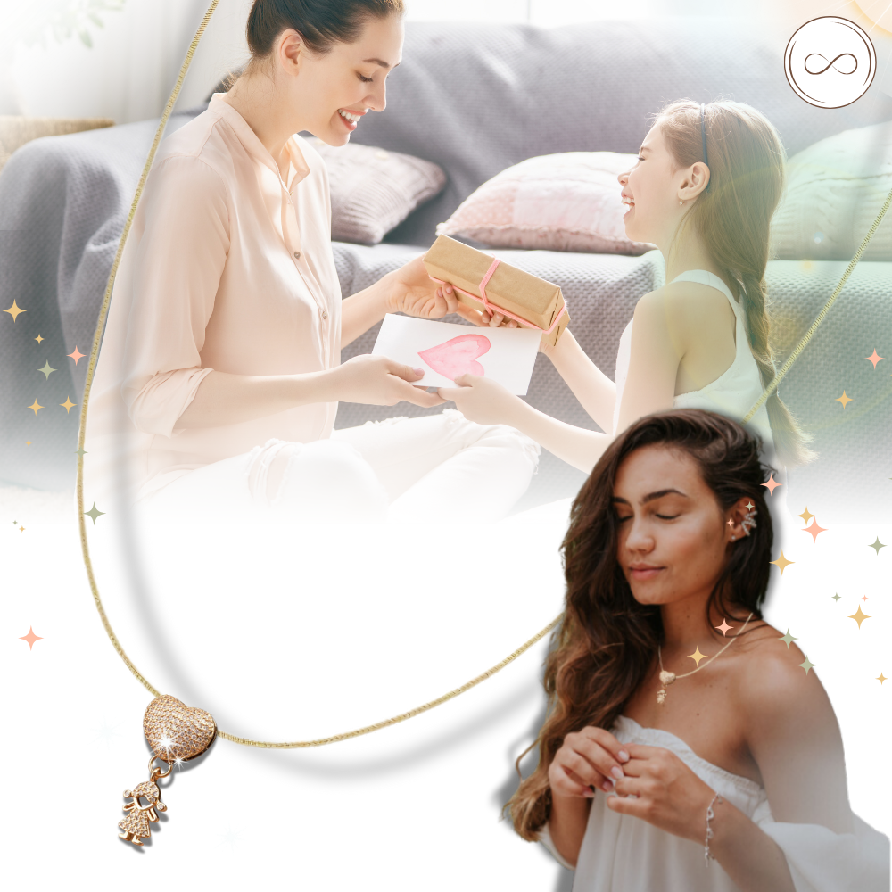 Collier élégant à breloques pour maman
- Ozerty