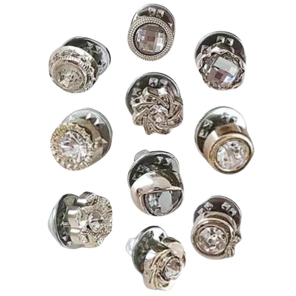 Elegant No-Sew Button Pins