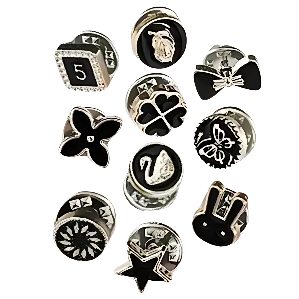 Elegant No-Sew Button Pins