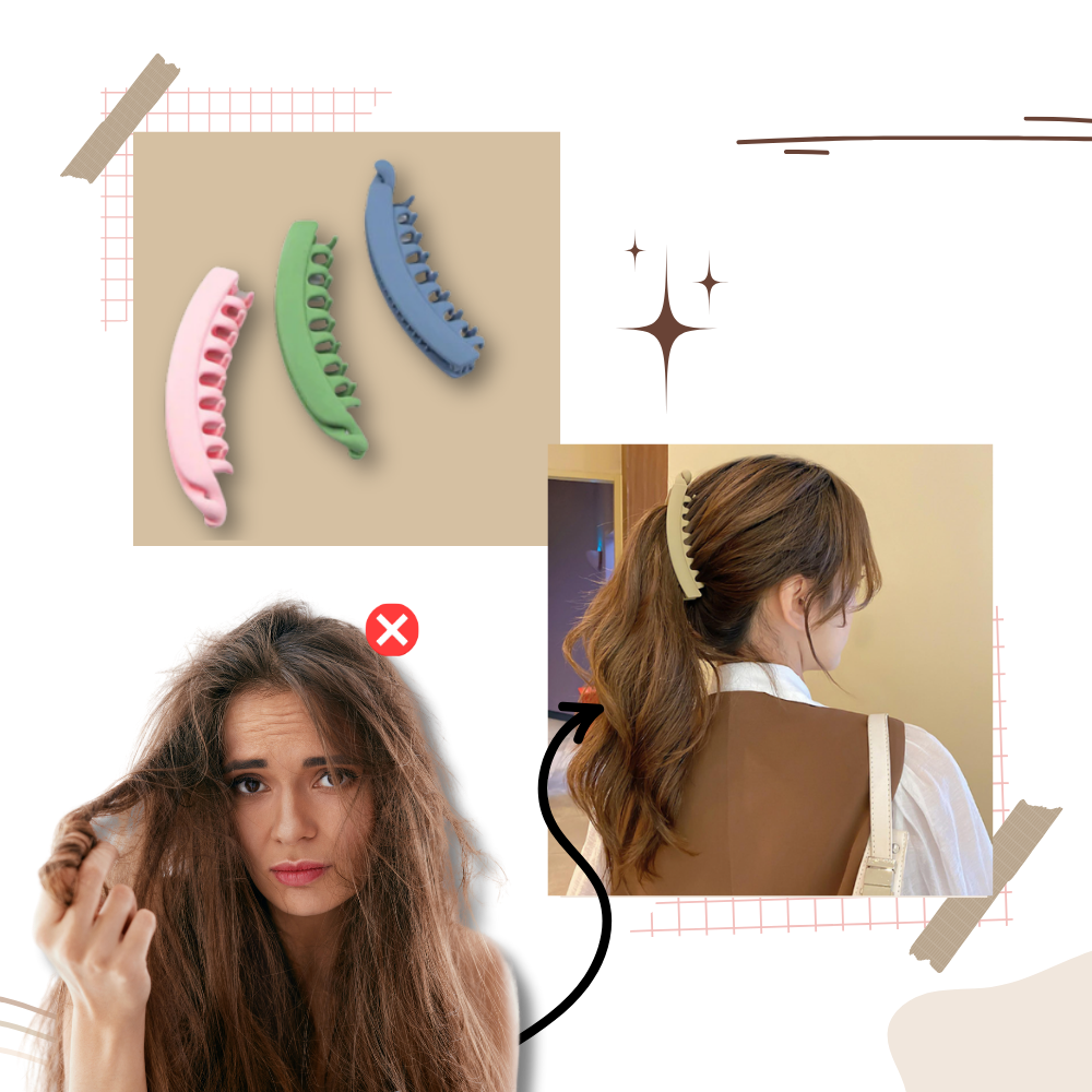 Clip élégant pour queue de cheval - Ozerty