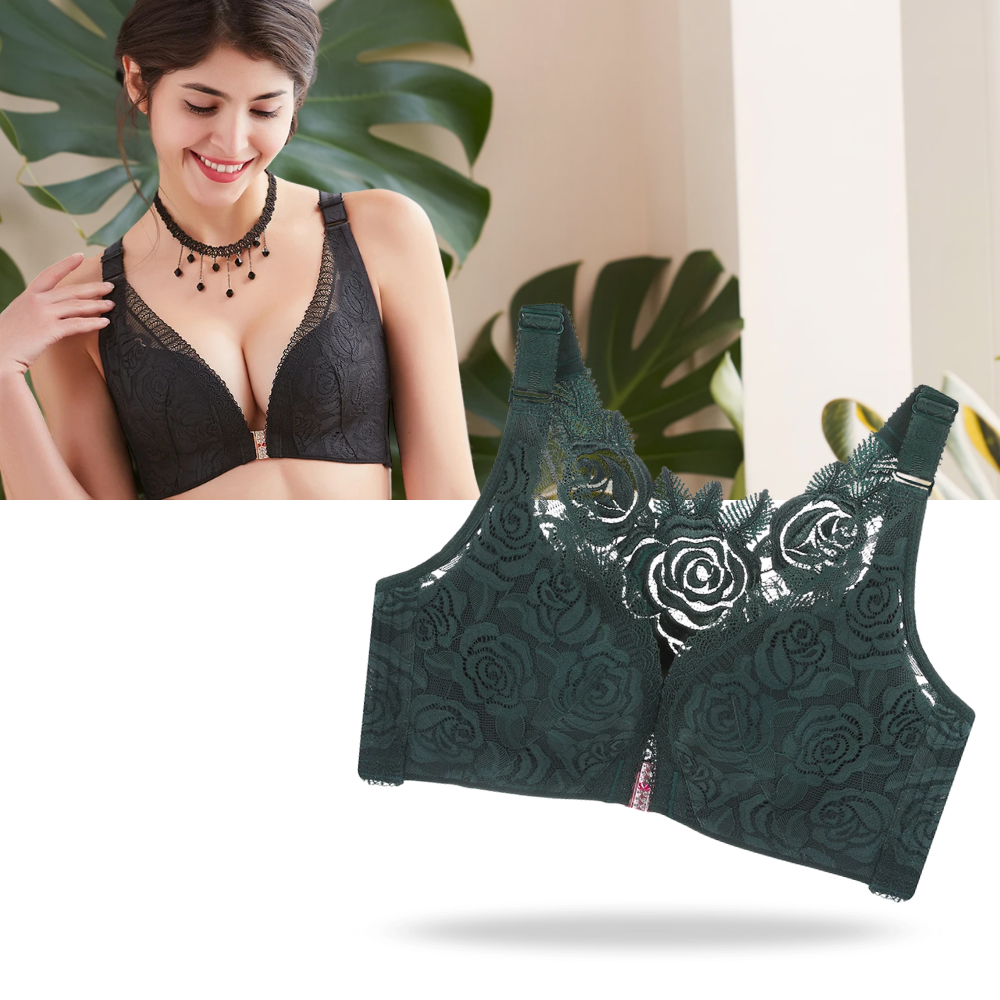 Soutien-gorge push-up élégant en dentelle  - Ozerty