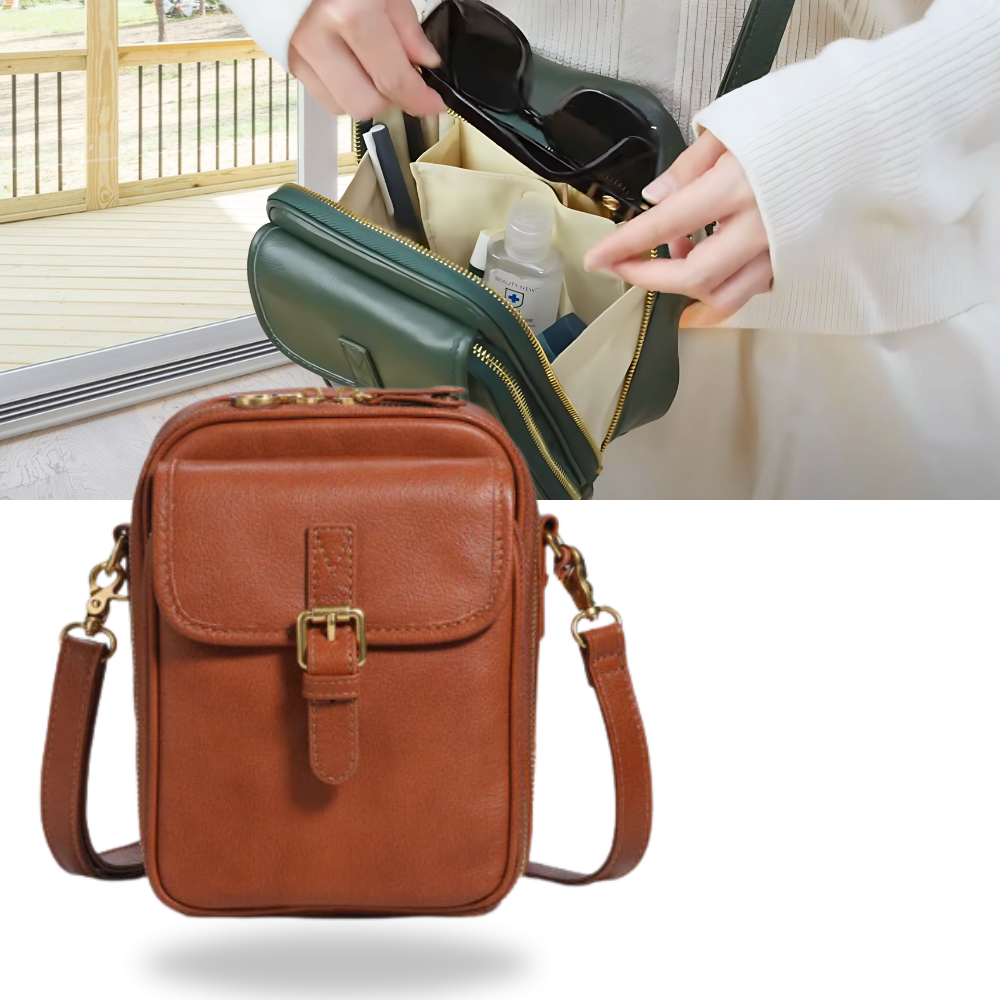 Sac à Bandoulière Vintage Multifonctions - Ozerty