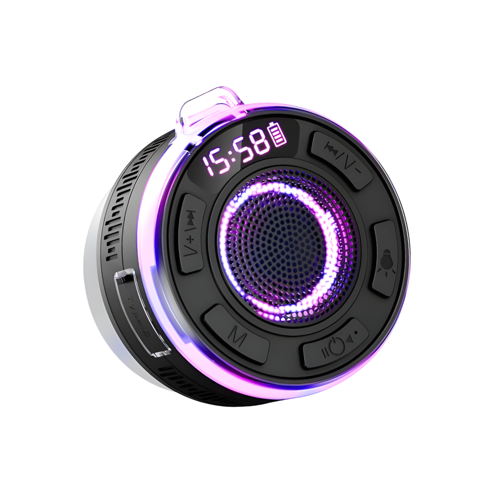 Enceinte de douche bluetooth pour salle de bain -Noir - Ozerty