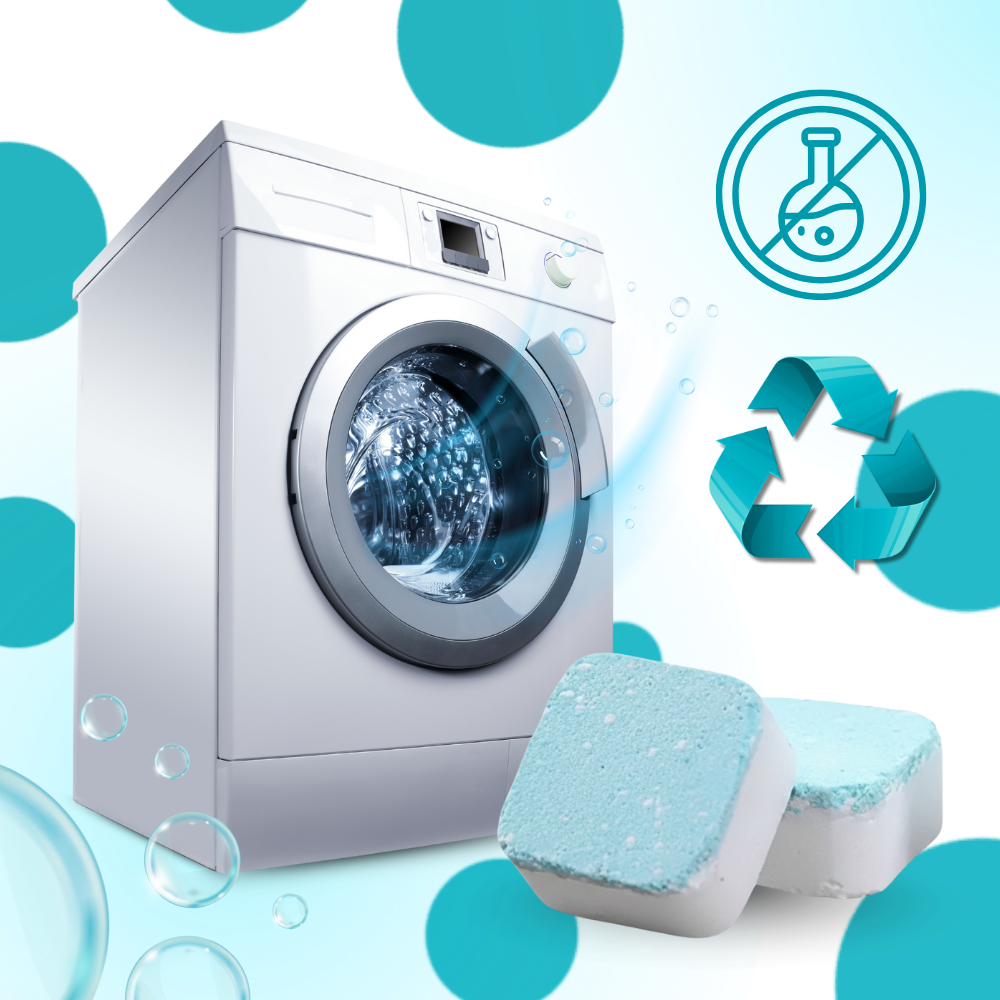 Tablettes nettoyantes aux enzymes pour lave-linge - Ozerty