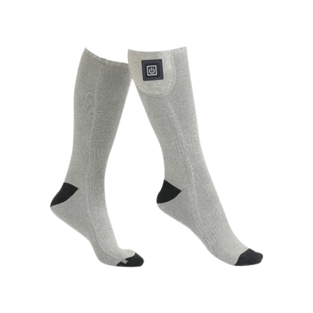 Chaussettes chauffantes électriques -Gris - Ozerty
