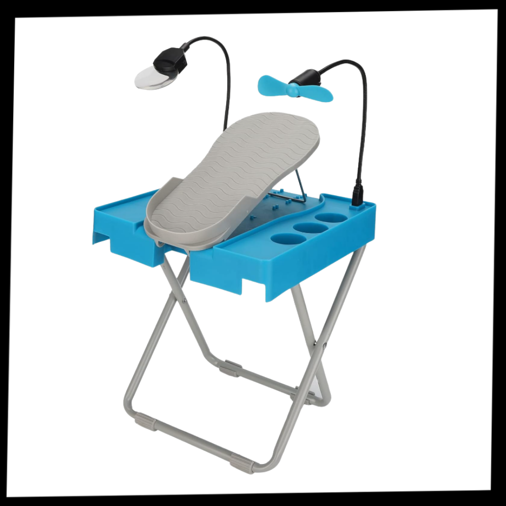 Repose-pieds ergonomique pour pédicure - Ozerty