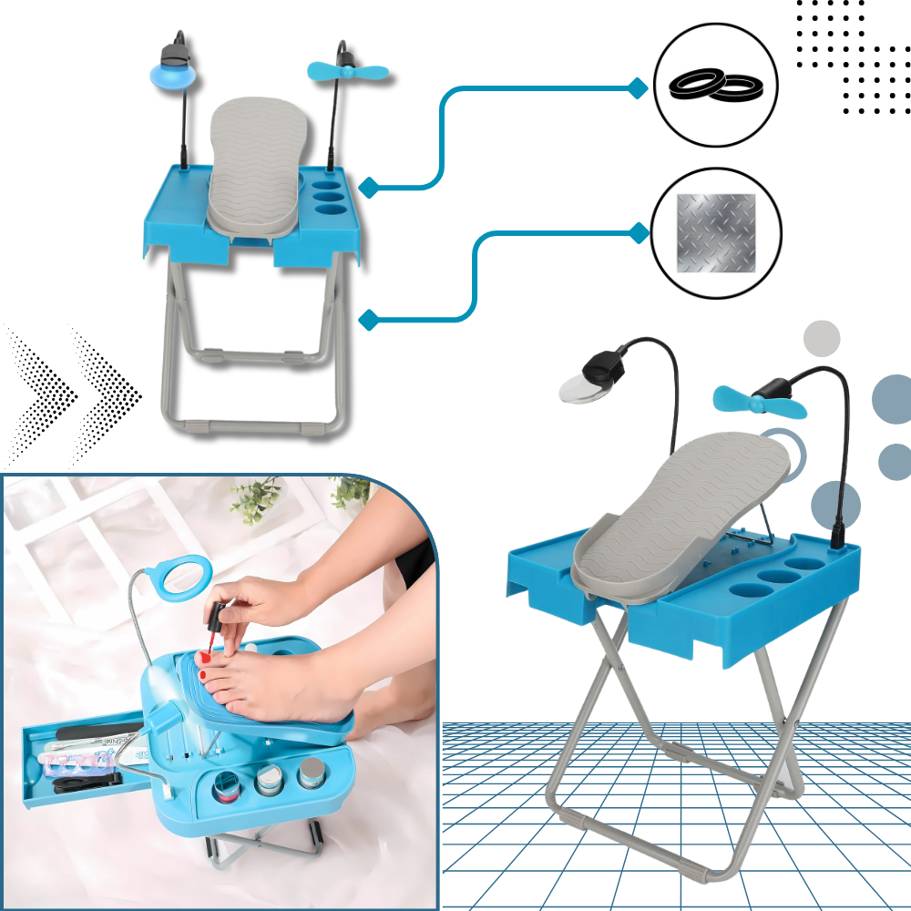 Repose-pieds ergonomique pour pédicure - Ozerty