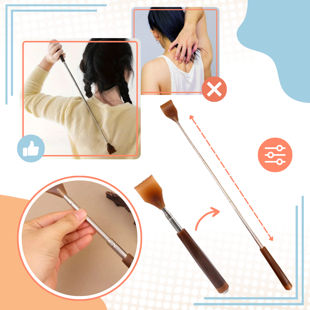 Gratte dos télescopique - Ozerty