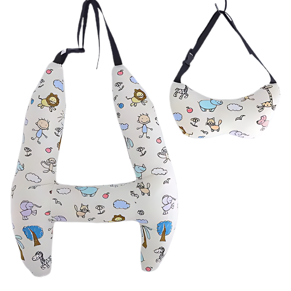 Oreiller de Voyage Ergonomique -Animal de dessin animé - Ozerty