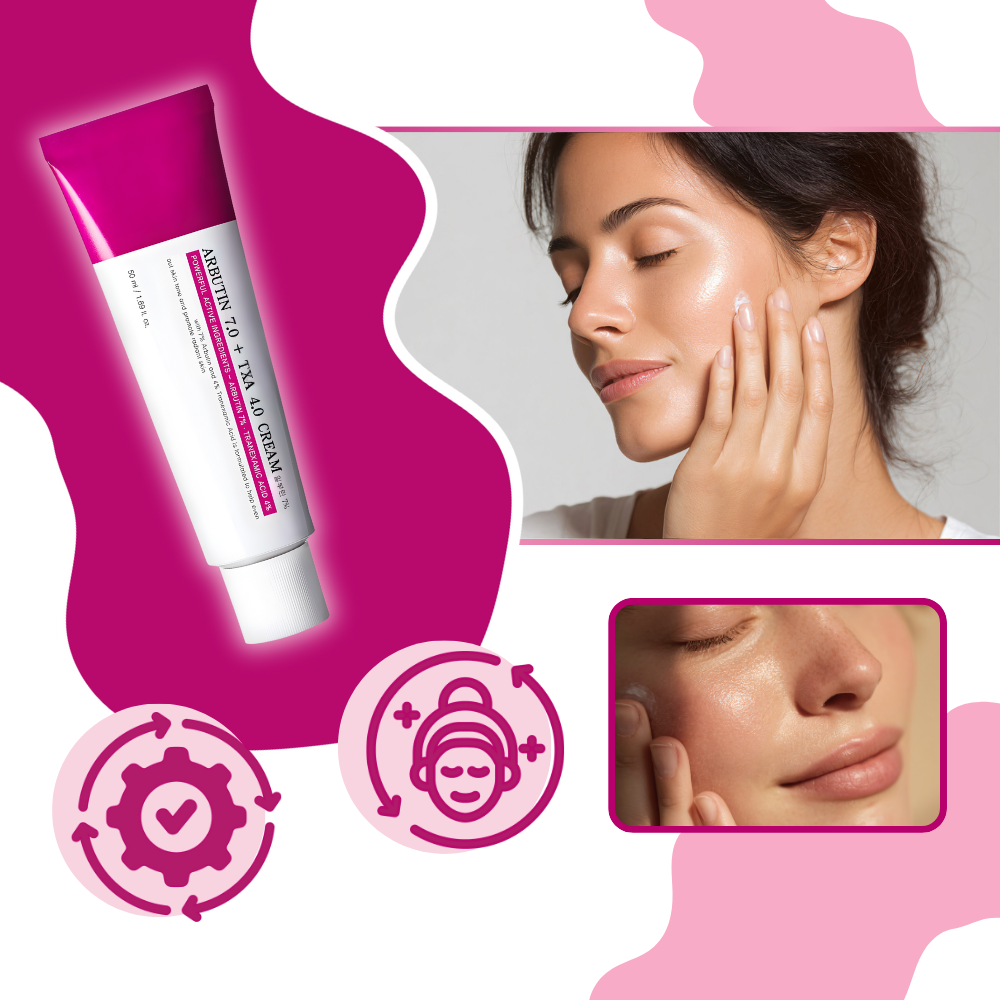 Crème à l'arbutine et à l'acide tranexamique - Ozerty