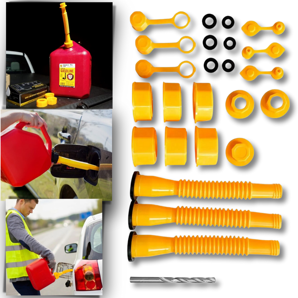 Bec verseur flexible pour bidon d'essence - Ozerty