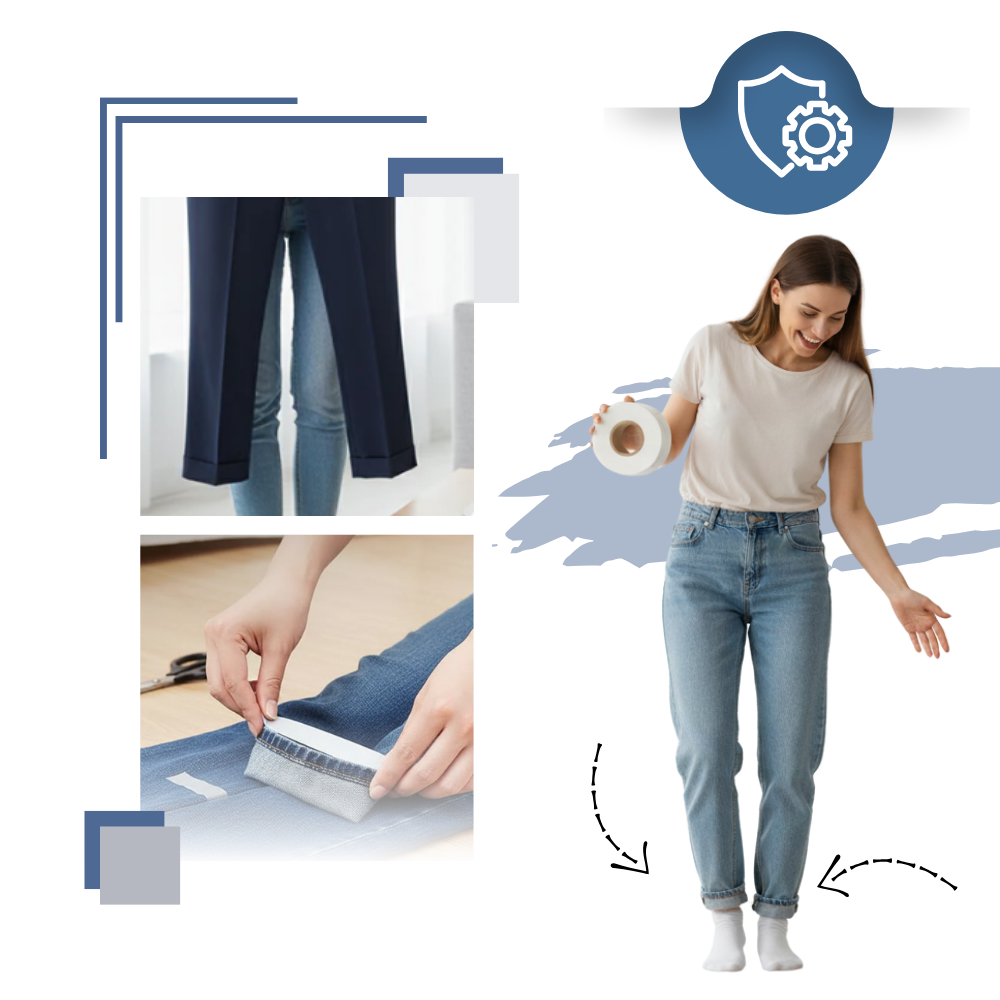 Ruban double face hautement adhésif pour tissus - Ozerty