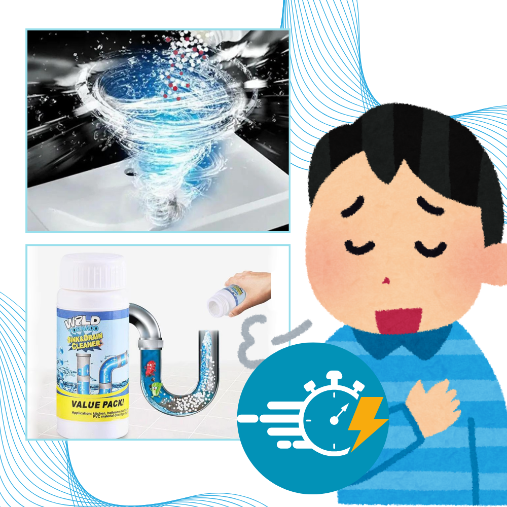 Nettoyeur de drains à action rapide - Ozerty