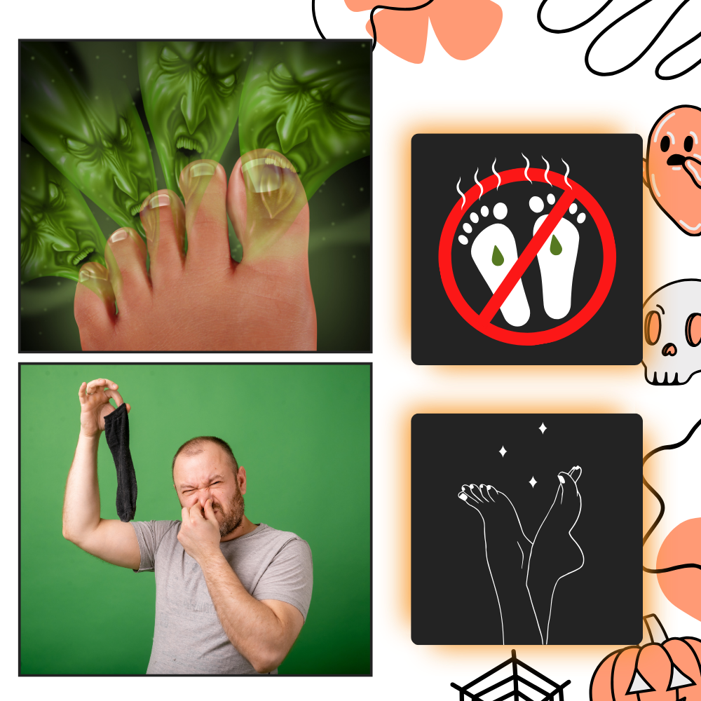 Chaussettes de compression aux motifs festifs d'Halloween - Ozerty