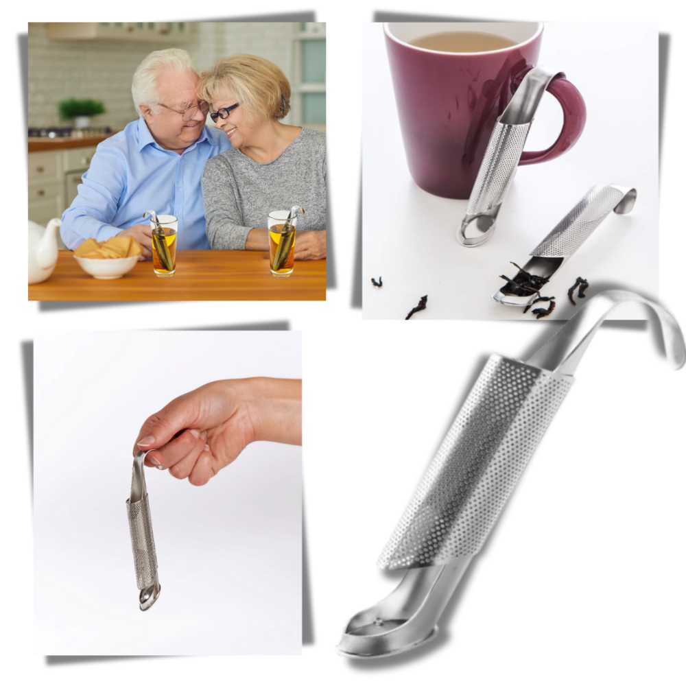 Passoire à thé en acier inoxydable à mailles fines - Ozerty
