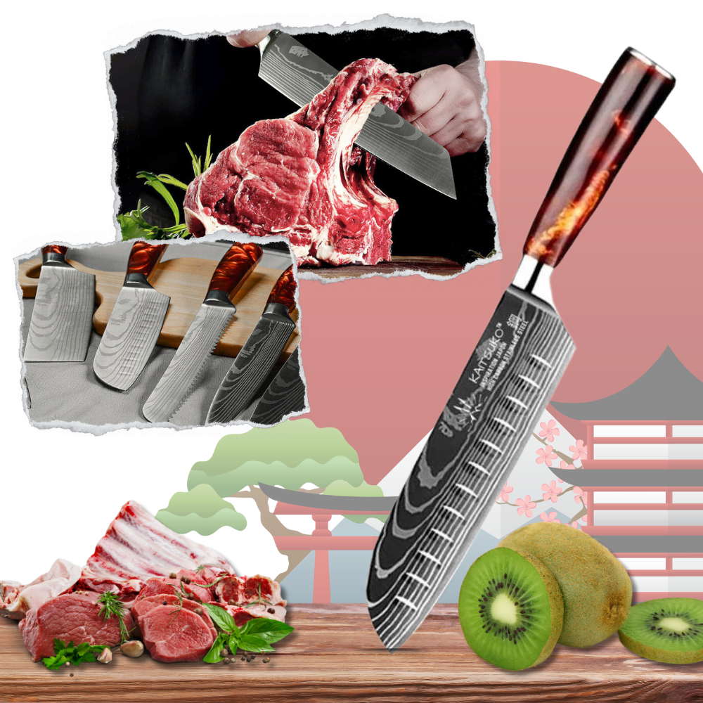 Série de couteaux japonais Terre de Feu
- Ozerty