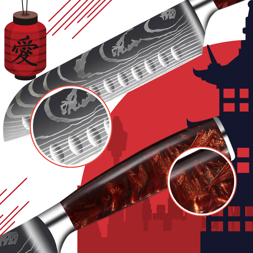 Série de couteaux japonais Terre de Feu
- Ozerty