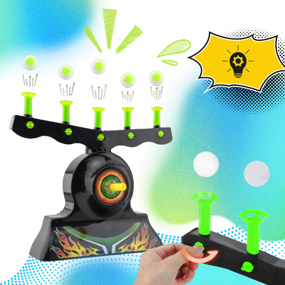 Jeu de tir avec balles flottantes lumineuses - Ozerty