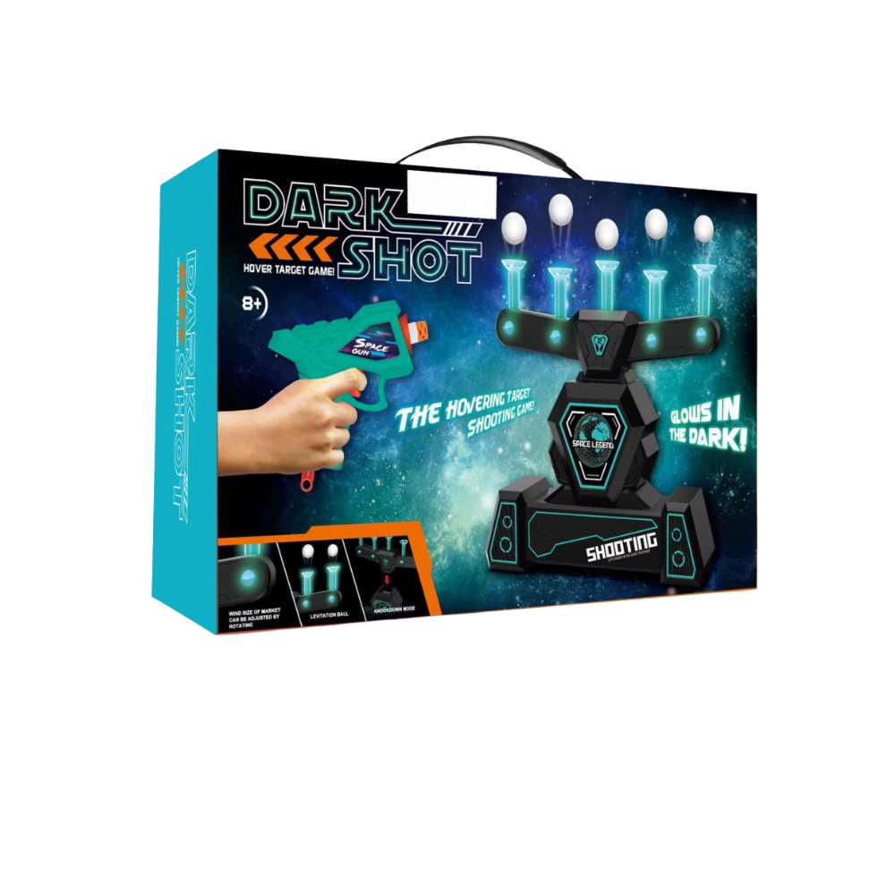 Jeu de tir avec balles flottantes lumineuses -Lumière bleu ciel - Ozerty