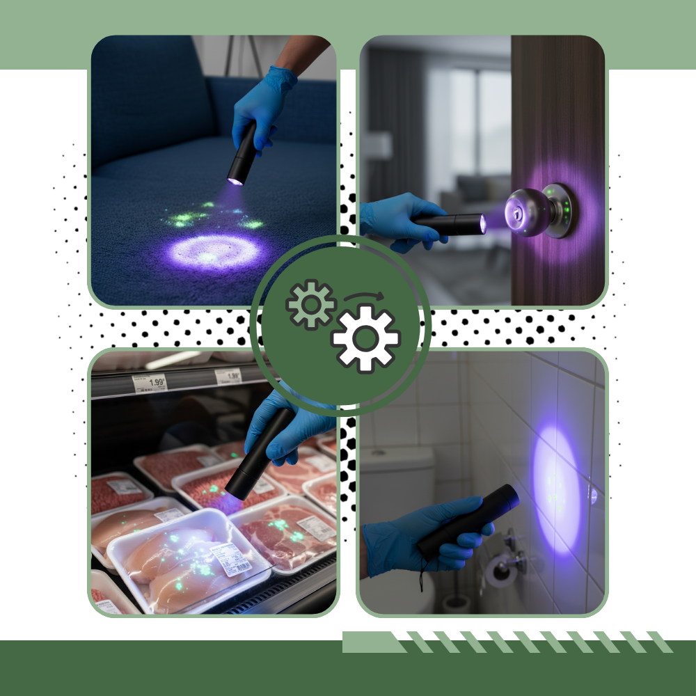 Lampe UV multi-usage pour inspection alimentaire - Ozerty