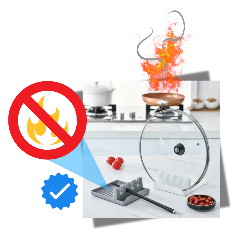 Support de spatules antidérapant à quatre emplacements - Ozerty