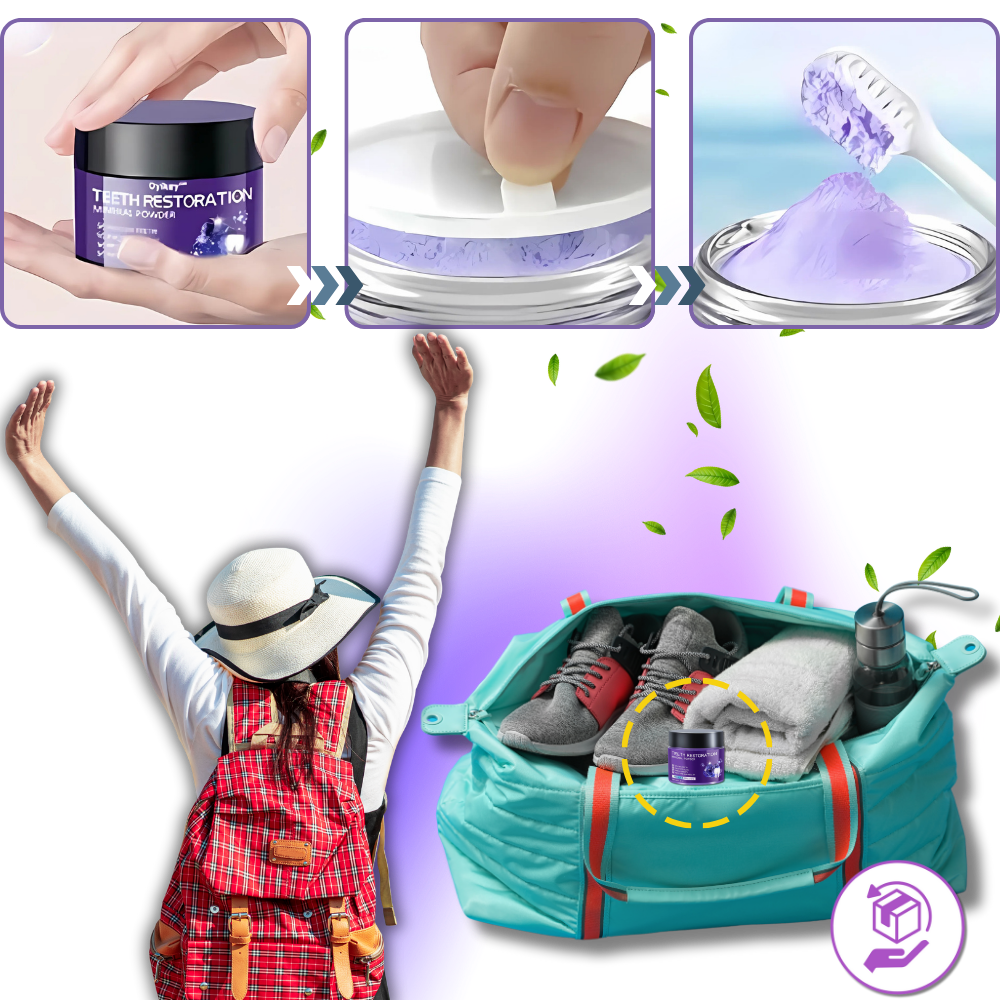 Poudre de blanchiment dentaire fraîcheur - Ozerty