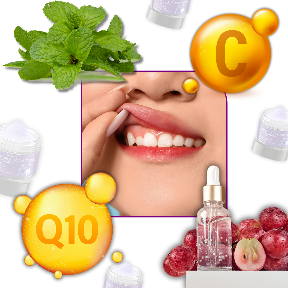 Poudre de blanchiment dentaire fraîcheur - Ozerty