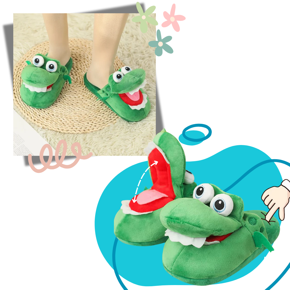 Chaussons crocodile amusants et confortables - Ozerty