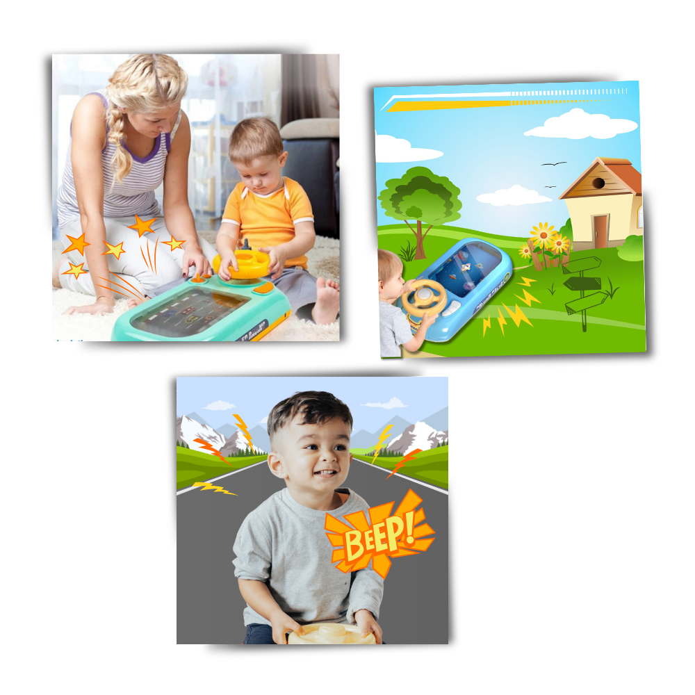 Jouet éducatif amusant de simulation de conduite
 - Ozerty