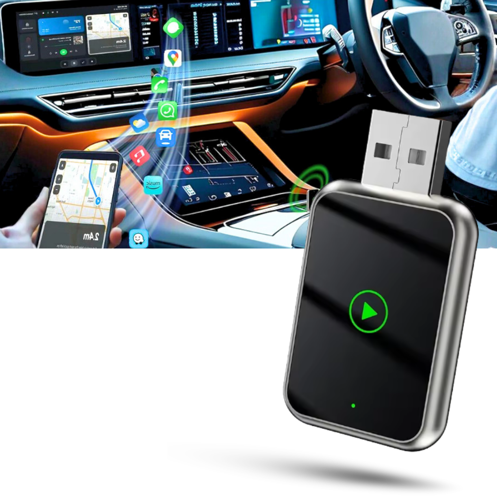 Adaptateur Carplay sans fil fonctionnel et pratique - Ozerty